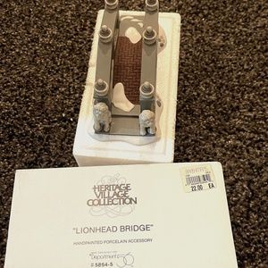 Dickens Village Lionhead Bridge